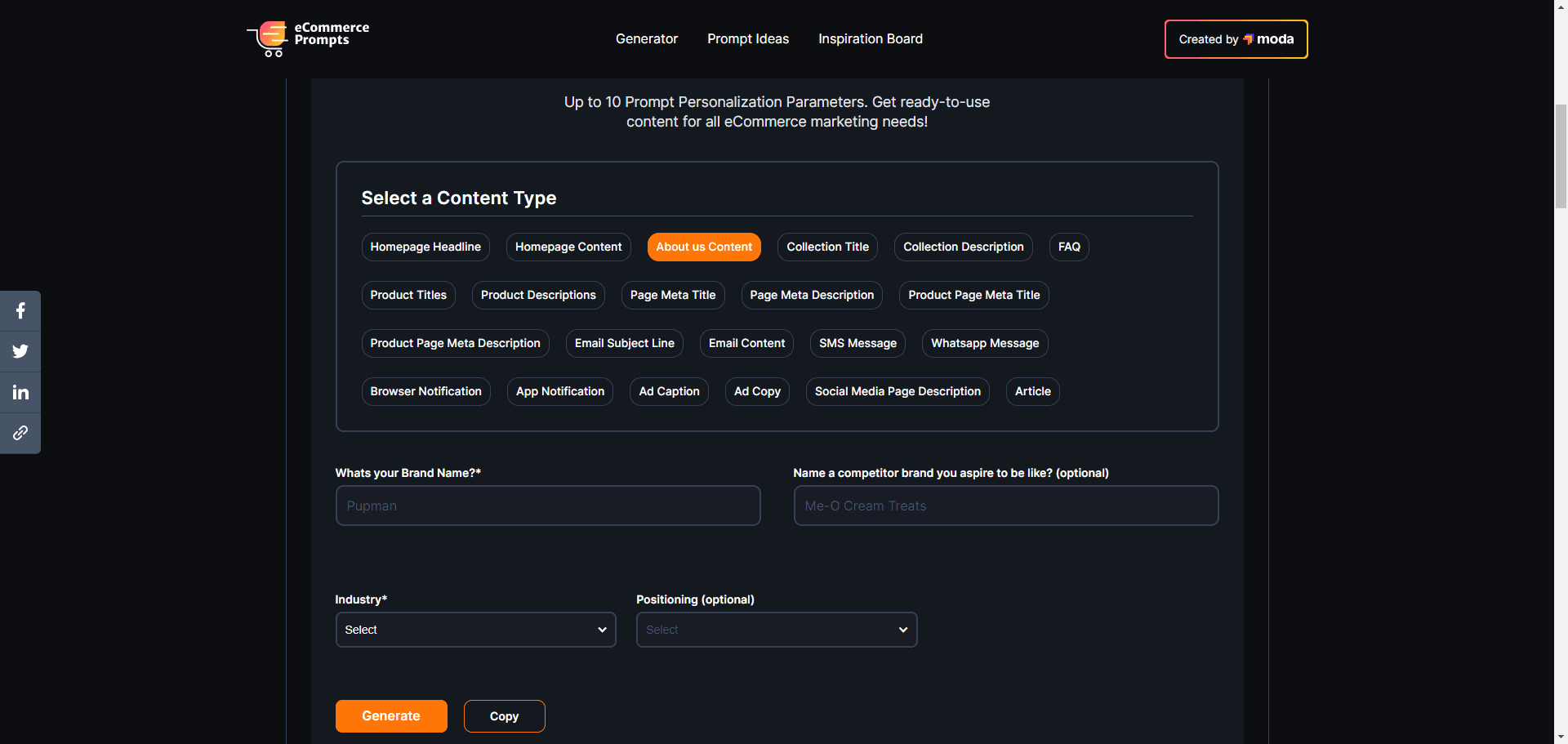 eCommercePrompts:为电子商务快速创建ChatGPT指示-1 eCommercePrompts:为电子商务快速创建ChatGPT指示