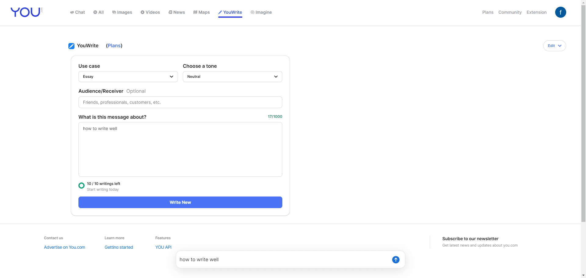 YouChat:高级AI聊天搜索工具|You搜索引擎-3 YouChat:高级AI聊天搜索工具|You搜索引擎