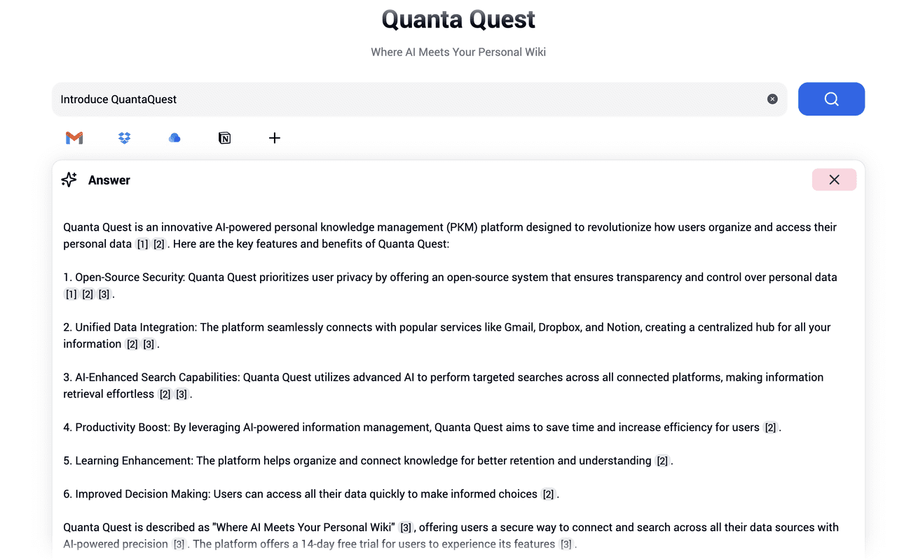 Quanta Quest:端侧大模型与数据本地化的AI搜索平台-1 Quanta Quest:端侧大模型与面向个人数据的本地化AI搜索平台(预览版)
