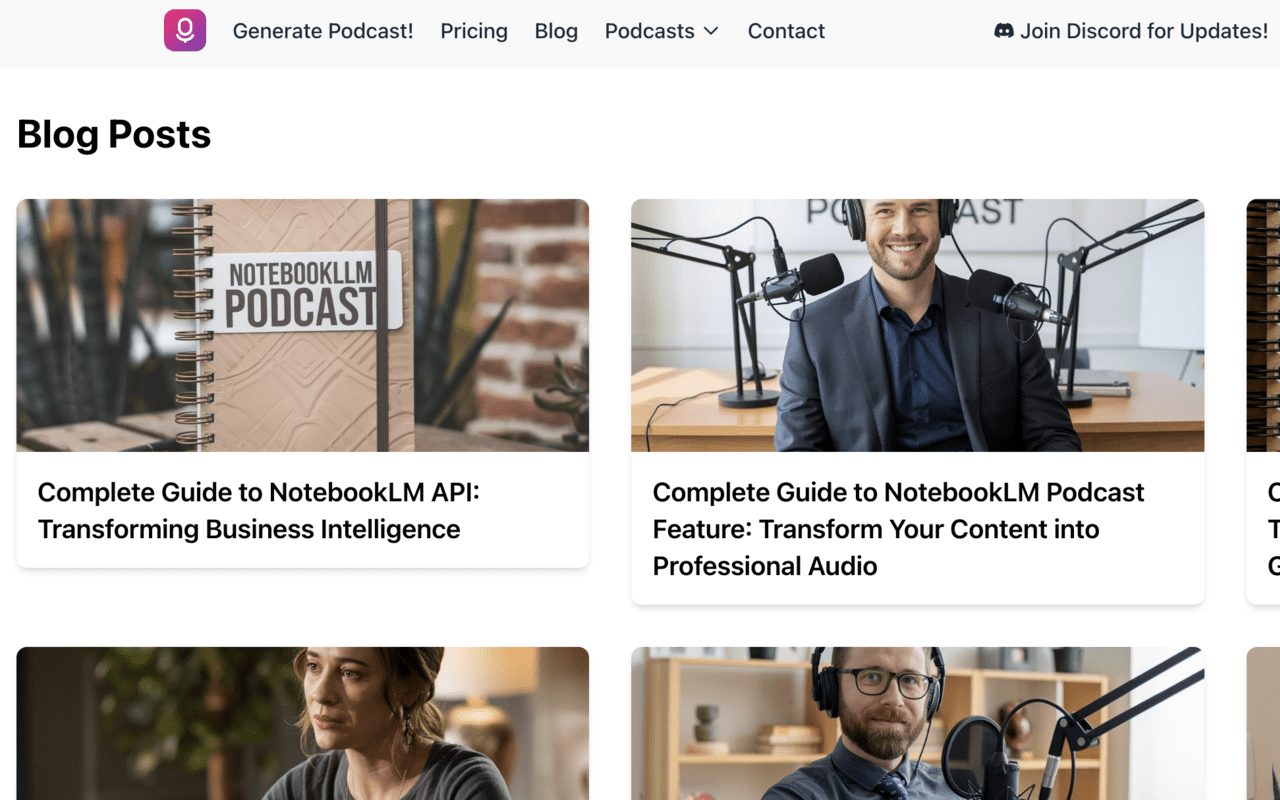 NotebookLM Podcast:任何文档生成个性化AI播客,轻松享受动态音频内容-1 NotebookLM Podcast:任何文档生成多语言个性化AI播客(付费)