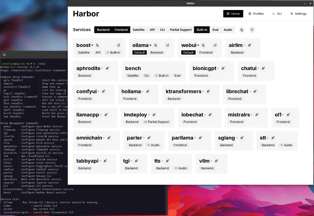 Harbor:一键部署本地LLM开发环境,轻松管理和运行AI服务的容器化工具集-1 Harbor:一键部署本地LLM开发环境,轻松管理和运行AI服务的容器化工具集