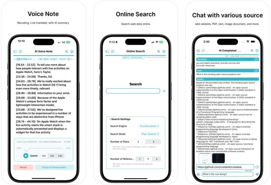 On-Device AI:iPhone本地运行的AI语音转录与聊天工具-1 On Device AI:iPhone本地运行的AI语音转录与聊天工具