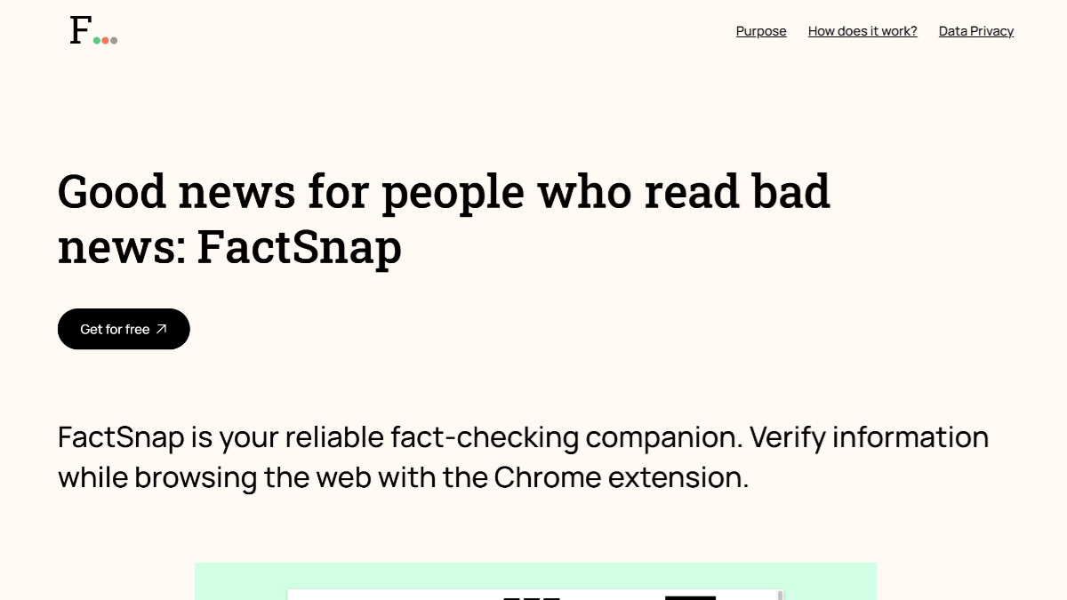 FactSnap - 新一代AI信息核查工具