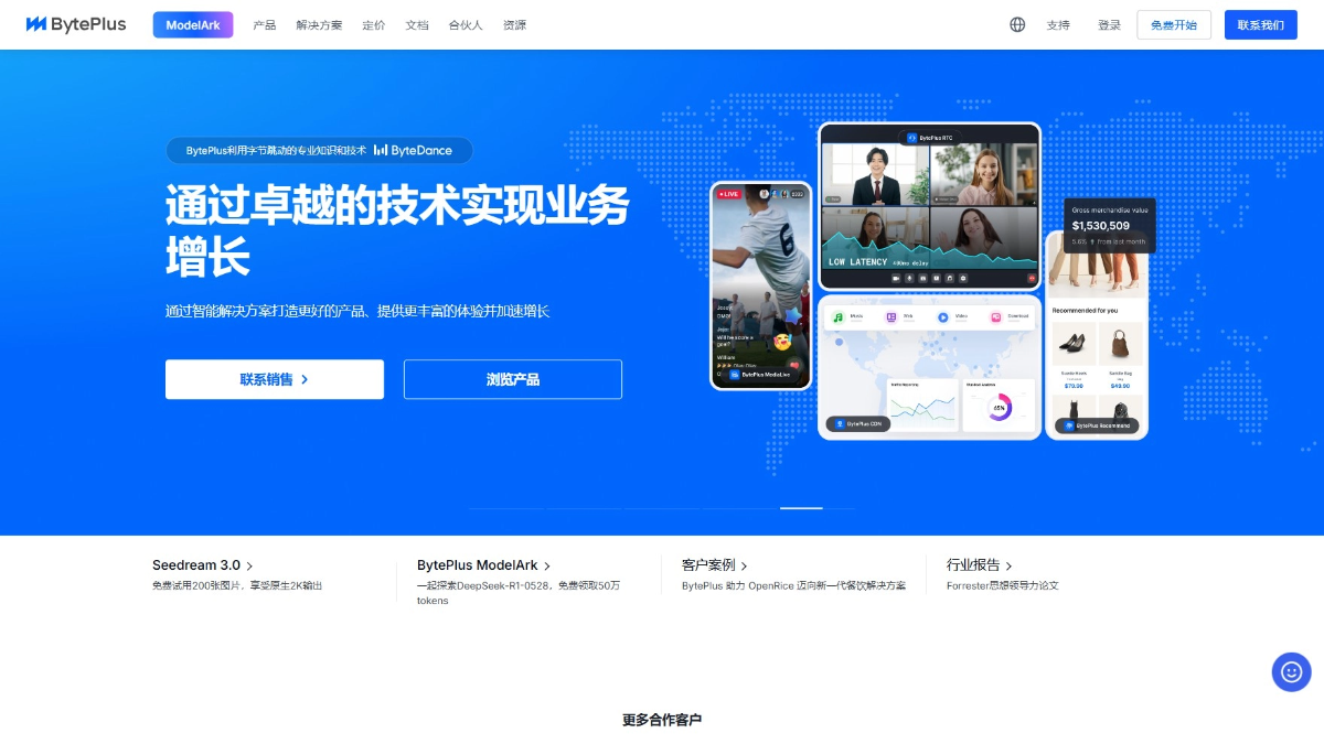BytePlus - 字节跳动推出的企业级智能云服务平台